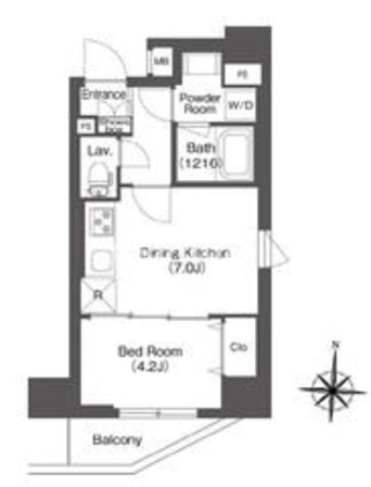 コンフォリア南千住の物件間取画像